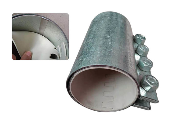 کوپلینگ لوله فولادی موریس 4 اینچی سنگین با لاستیک نیتریل یا واشر سیلیکونی